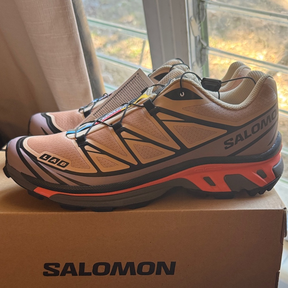 Salomon XT-6 hazelnut quail/Living coral
